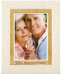 Lenox 50th Anniversary 5" X 7" Frame Home Décor