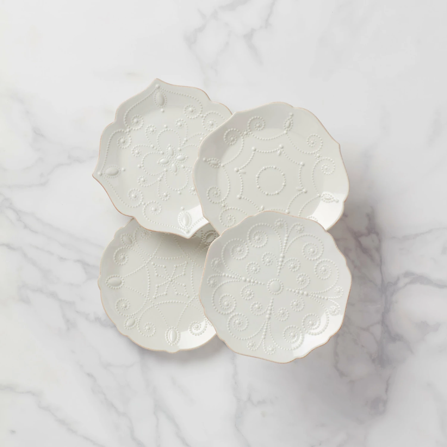 Lenox Dinnerware French Perle β’ 4pc Assorted Dessert Set