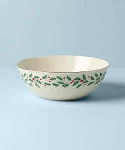 Lenox Holiday Serving Bowl Dinnerware