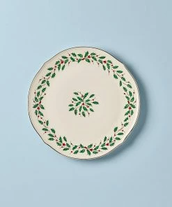 Lenox Holiday Round Serving Platter Dinnerware