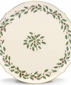 Lenox Holiday Round Serving Platter Dinnerware