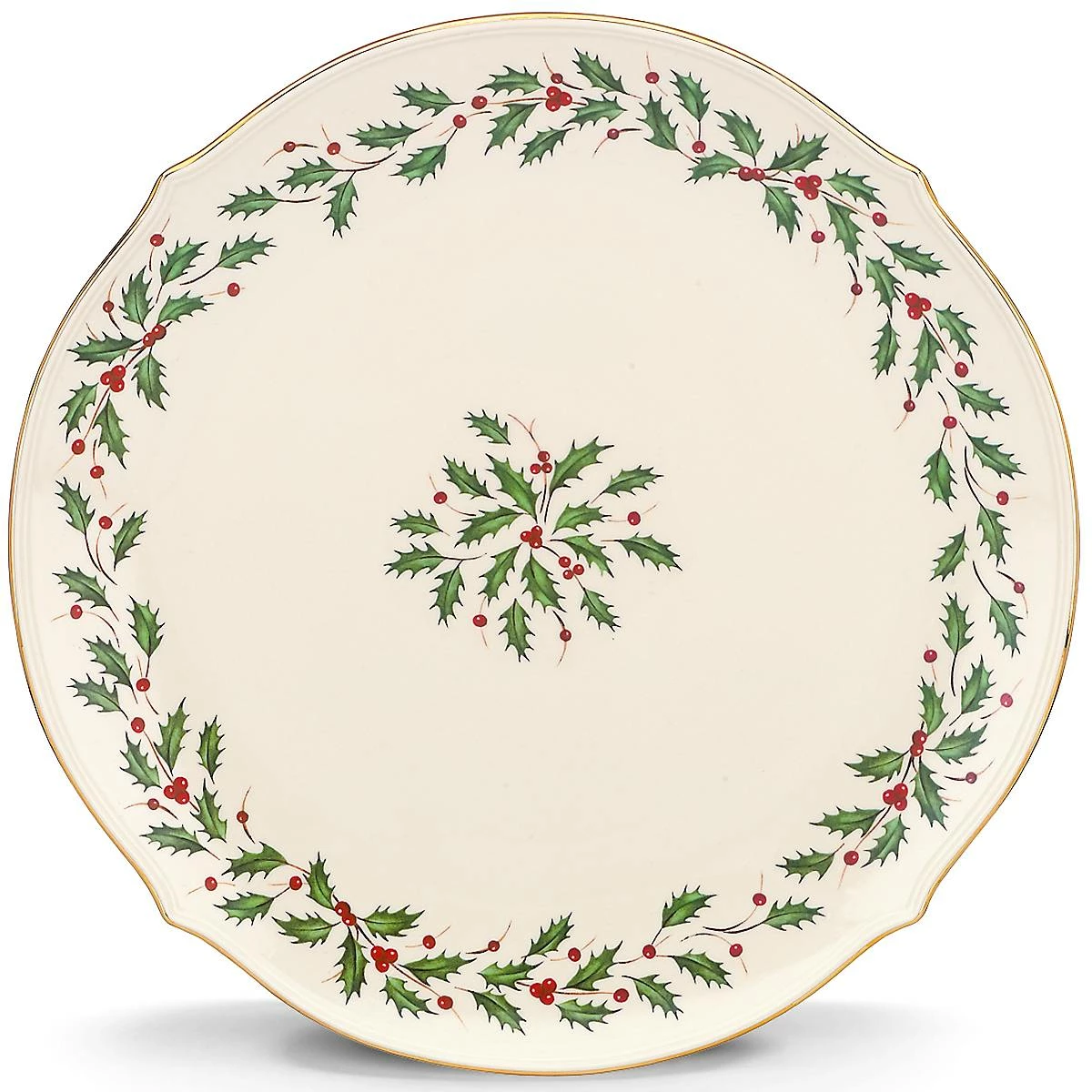 Lenox Holiday Round Serving Platter Dinnerware