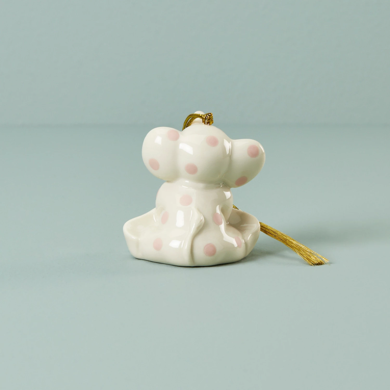 Lenox Baby's First Christmas Pink Elephant Ornament Personalized Ornaments