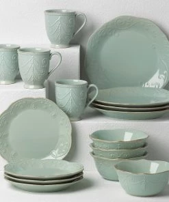 Lenox French Perle Ice Blue™ 16pc Dinnerware Set