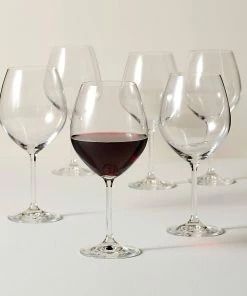 Lenox Drinkware Tuscany Classics Red Wine Glass Set, Buy 4 Get 6