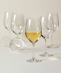 Lenox Tuscany Classics White Wine Glass Set, Buy 4 Get 6