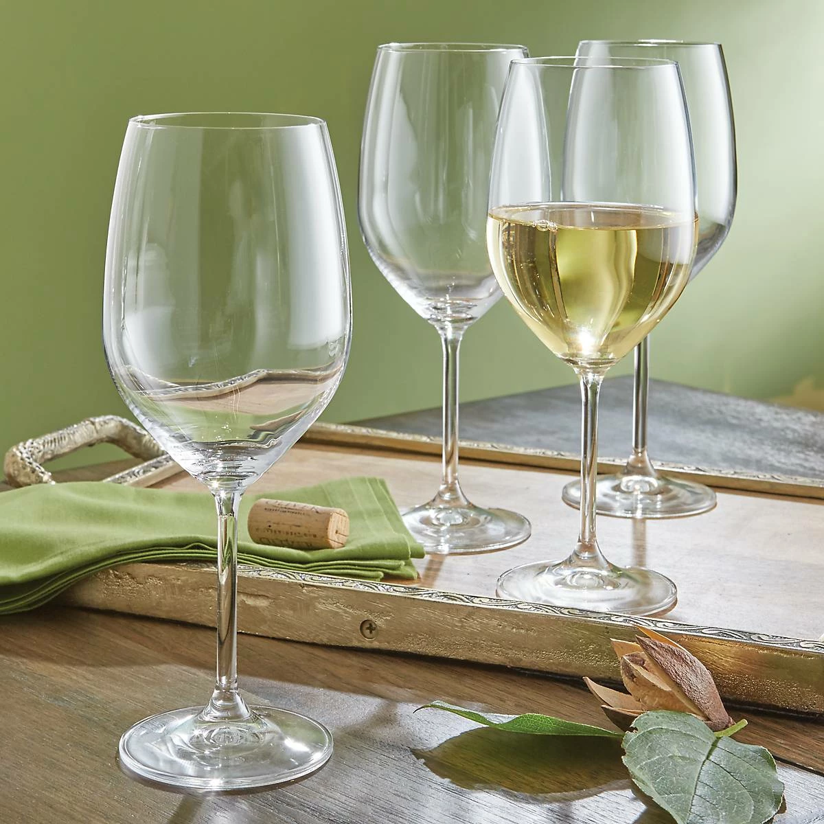Lenox Tuscany Classics White Wine Glass Set, Buy 4 Get 6
