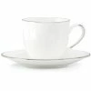 Lenox Dinnerware Hannah Platinum® Demitasse Cup And Saucer