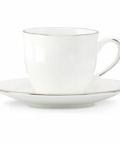 Lenox Dinnerware Hannah Platinum® Demitasse Cup And Saucer