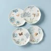 Lenox Dinnerware Butterfly Meadow Blue 4-Piece Dessert Plate Set