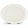 Lenox French Perle Bead 16" Oval Serving Platter Dinnerware