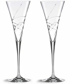 Lenox Drinkware Adorn Crystal 2-piece Toasting Flute Set