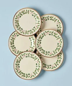 Lenox Holiday Salad Plate Set, Buy 3 Get 6 Dinnerware