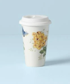 Lenox Butterfly Meadow Thermal Travel Mug Drinkware