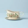 Lenox Holiday Gravy Boat & Stand