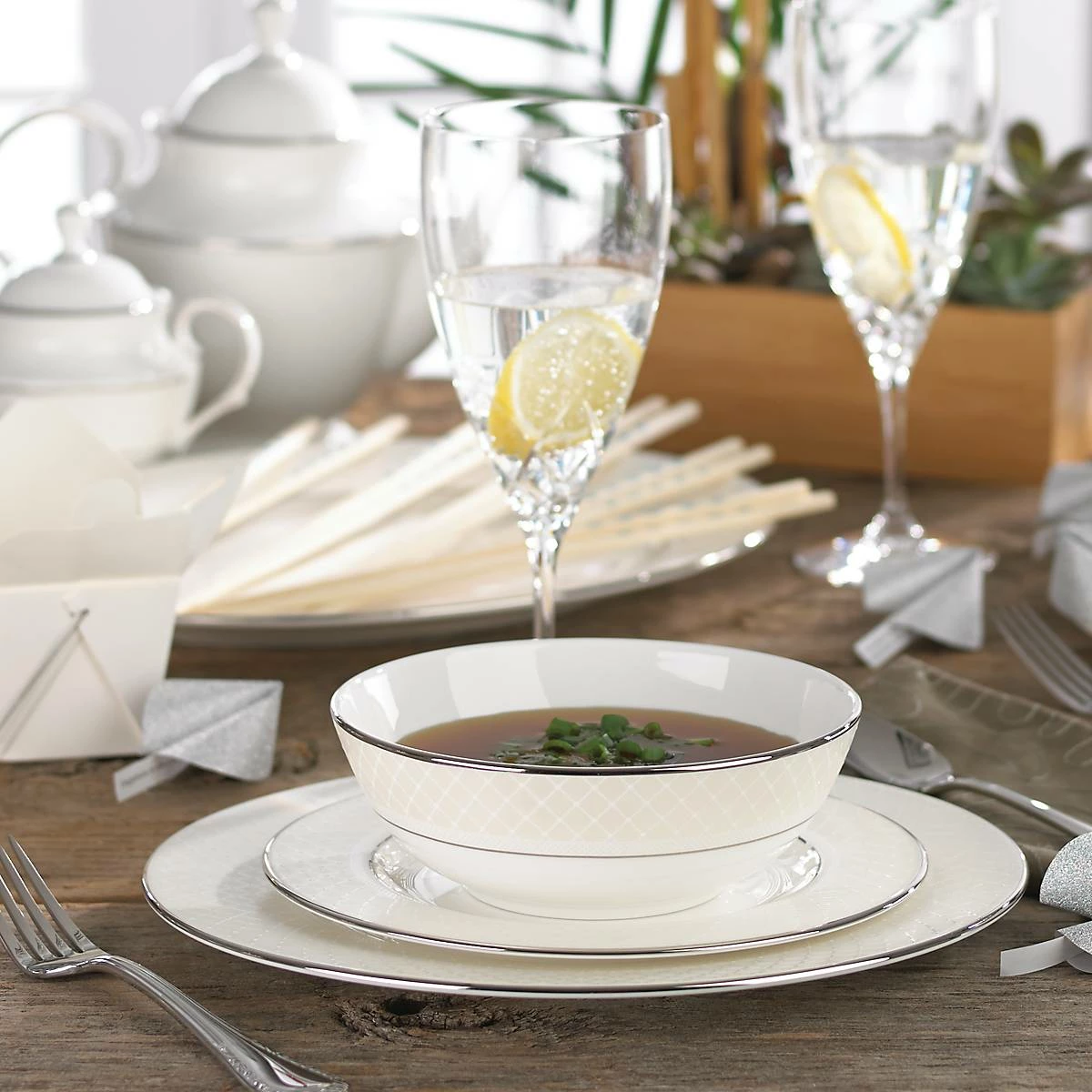 Lenox Dinnerware Venetian Lace™ 3-piece Place Setting