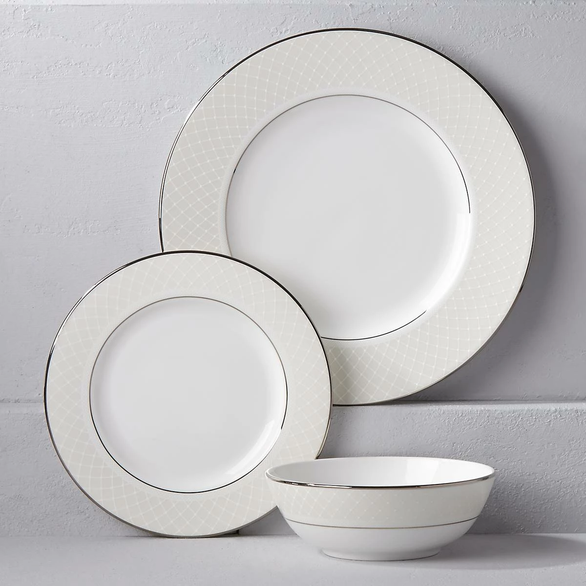 Lenox Dinnerware Venetian Lace™ 3-piece Place Setting