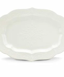 Lenox French Perle White™ 18.5" Serving Platter Dinnerware