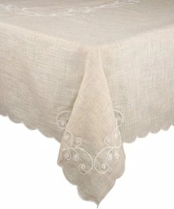 Lenox Table Linens French Perle 60" X 102" Tablecloth