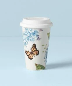 Lenox Butterfly Meadow Thermal Travel Mug Drinkware