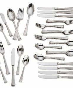 Gorham Column Frosted™ 45-piece Flatware Set