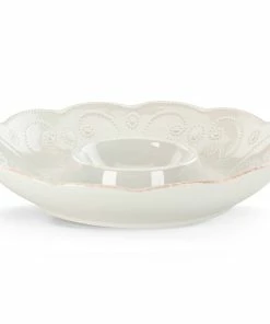 Lenox French Perle White™ Chip And Dip Tray Dinnerware