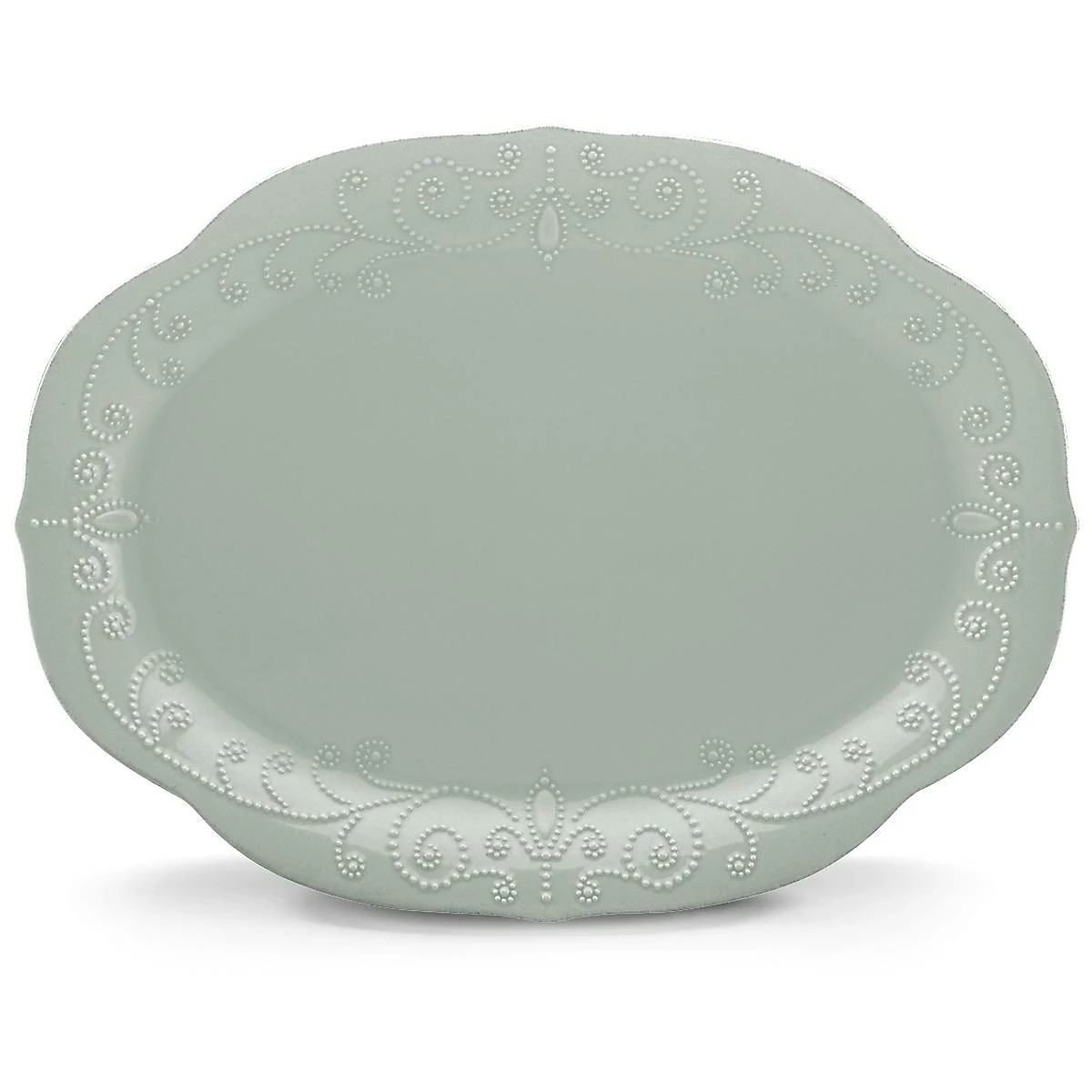Lenox French Perle Grey Platter Dinnerware