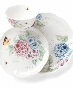 Lenox Dinnerware Butterfly Meadow Hydrangea 12pc Set