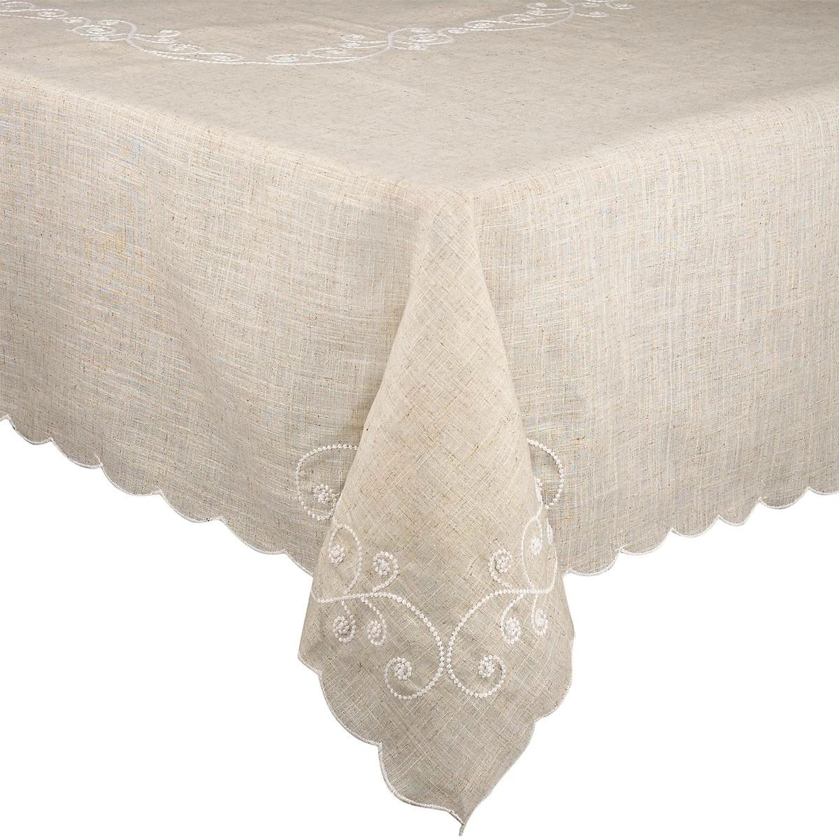 Lenox French Perle 60" X 84" Tablecloth