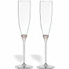 Kate Spade Rosy Glow™ 2-piece Champagne Flute Set