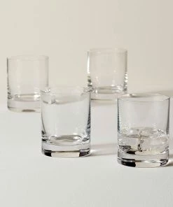 Lenox Drinkware Tuscany Classics 4pc Cylinder Double Old Fashioned