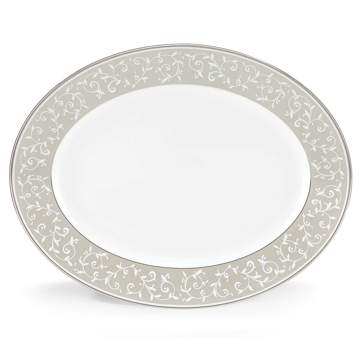 Lenox Dinnerware Opal Innocence Duneβ’ 13" Oval Platter