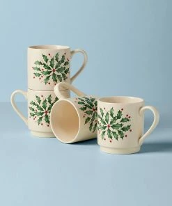 Lenox Hosting The Holidays™ 4pc Stackable Mug Set Dinnerware