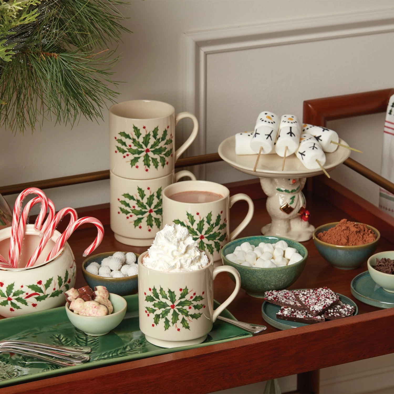 Lenox Hosting The Holidays™ 4pc Stackable Mug Set Dinnerware