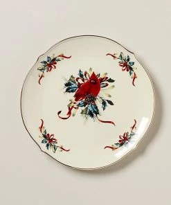 Lenox Winter Greetings Round Serving Platter Dinnerware
