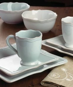 Lenox French Perle Bead Square Place Setting Dinnerware
