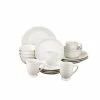 Lenox French Perle Bead White 16-Piece Dinnerware Set