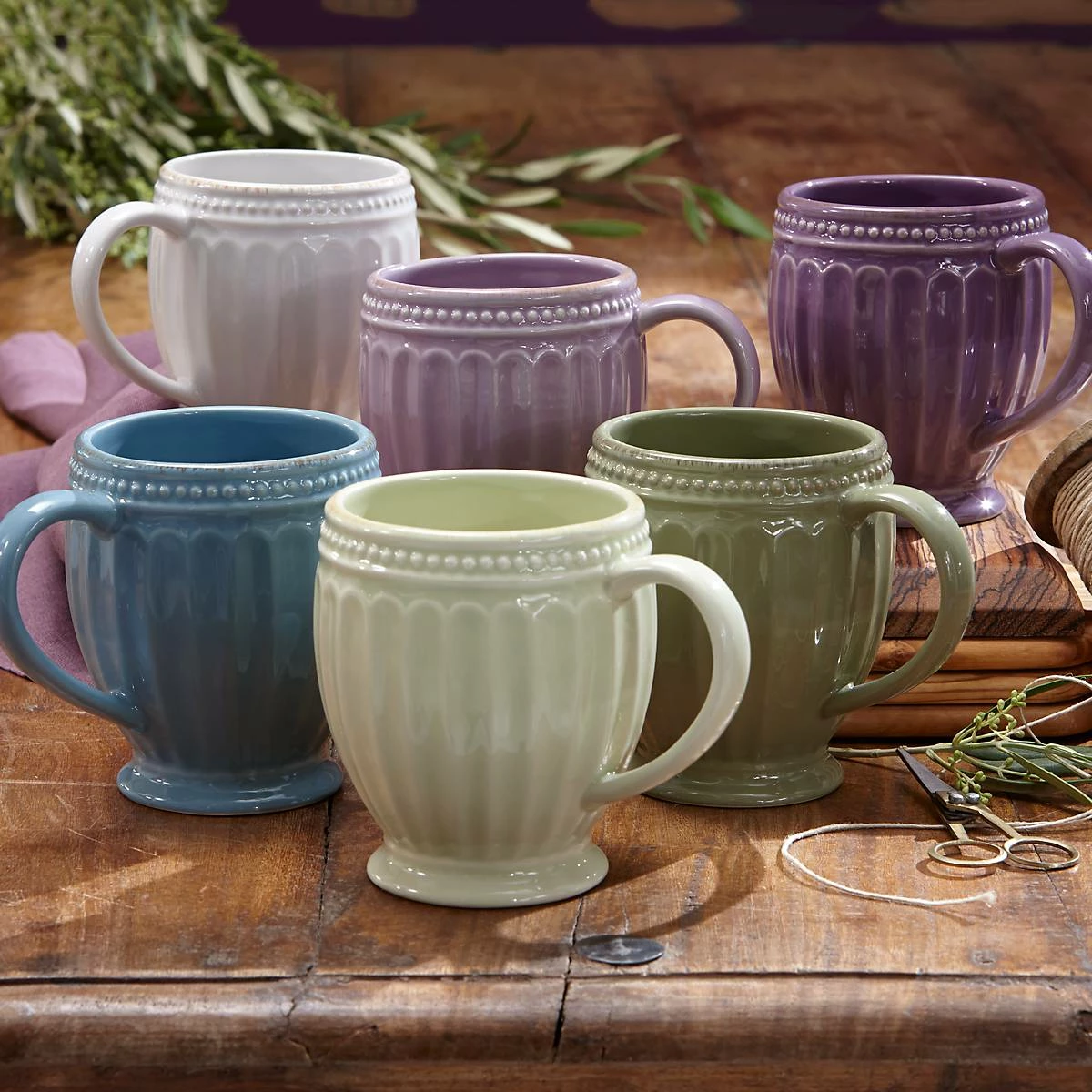Lenox French Perle Groove β’ Mug Dinnerware