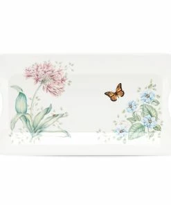 Lenox Butterfly Meadow Melamine Hors D'oeuvres Tray Dinnerware