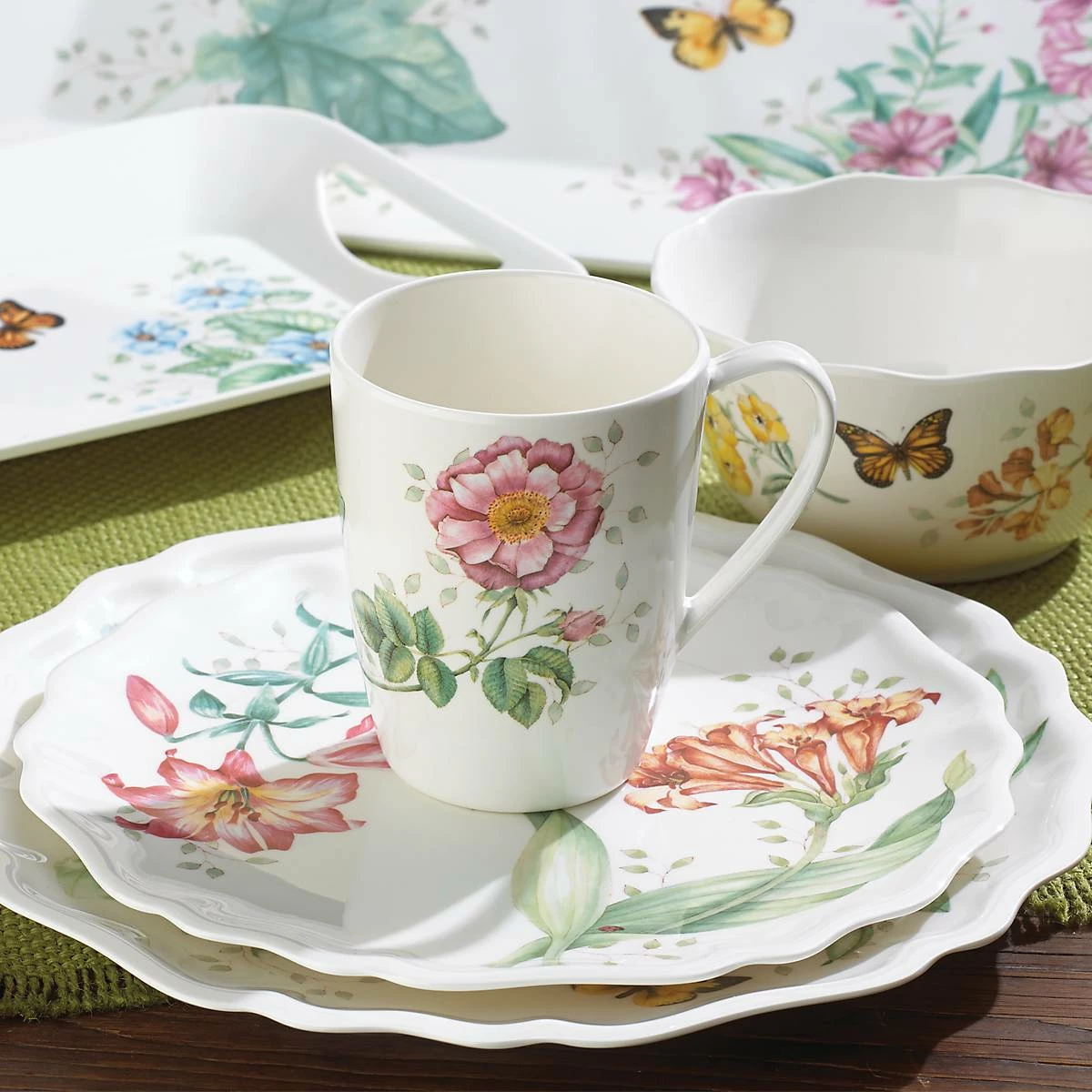 Lenox Dinnerware Butterfly Meadow Melamine® Mug