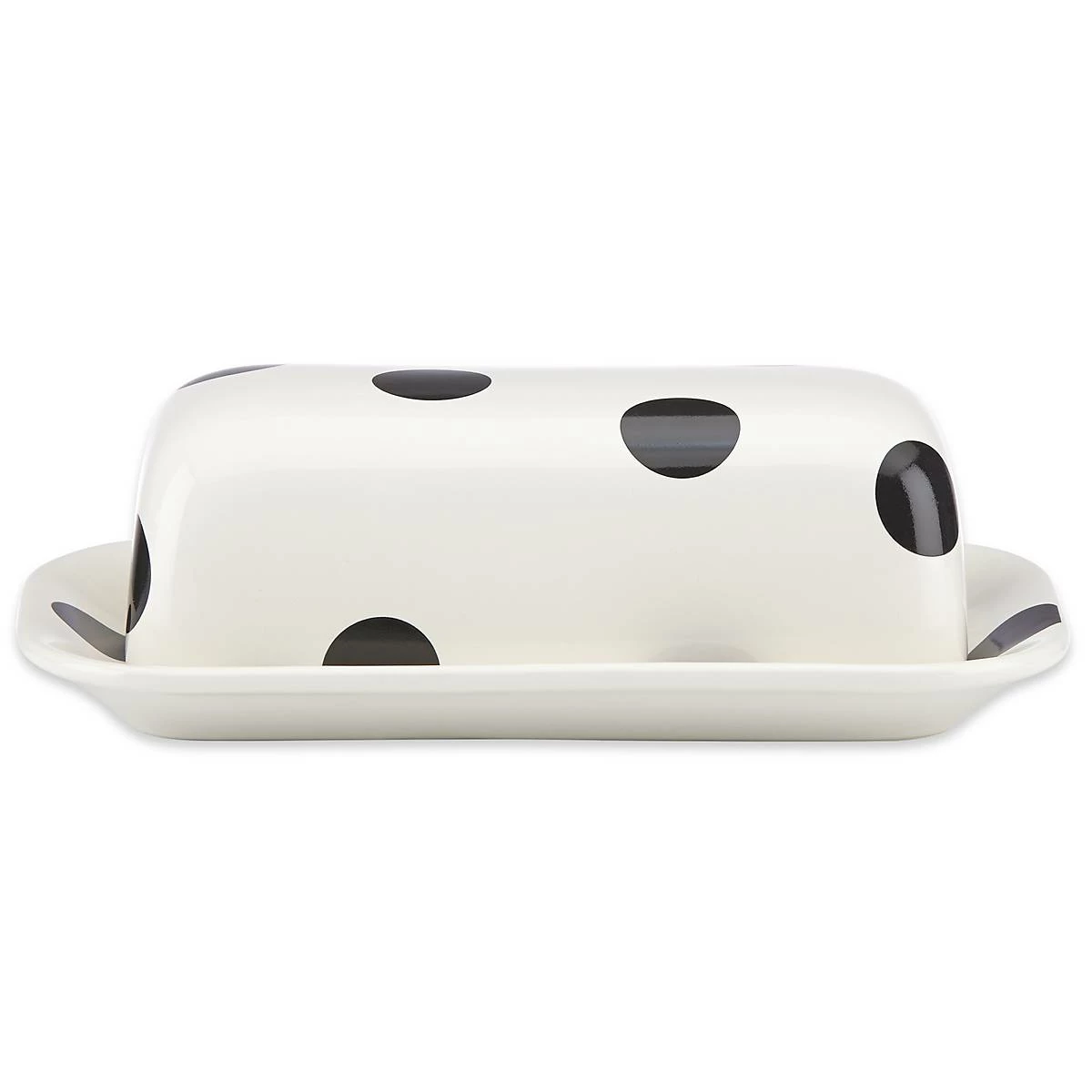 Kate Spade Deco Dotβ’ Covered Butter Dish