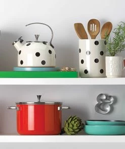 Kate Spade Deco Dot™ 4-piece Utensil Holder Set Dinnerware