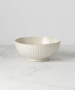 Lenox Dinnerware French Perle Groove ™ Medium Serve Bowl