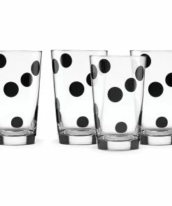 Kate Spade Deco Dot™ 4-piece All-Purpose Glass Set