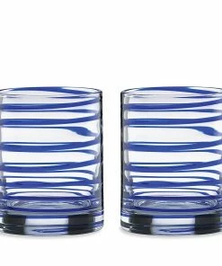 Kate Spade Charlotte Street Double Old Fashioned Glass Set
