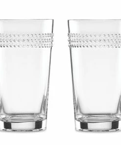 Kate Spade Wickford™ 2-piece Highball Glass Set Drinkware
