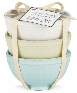 Lenox French Perle Groove™ 3pc Mini Bowl Set Dinnerware