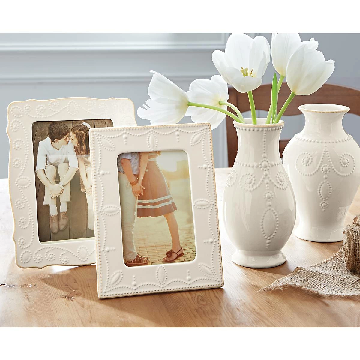 Lenox Home Décor French Perle White™ 5" X 7" Frame