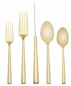 Kate Spade Malmo Gold 5-Piece Flatware Set