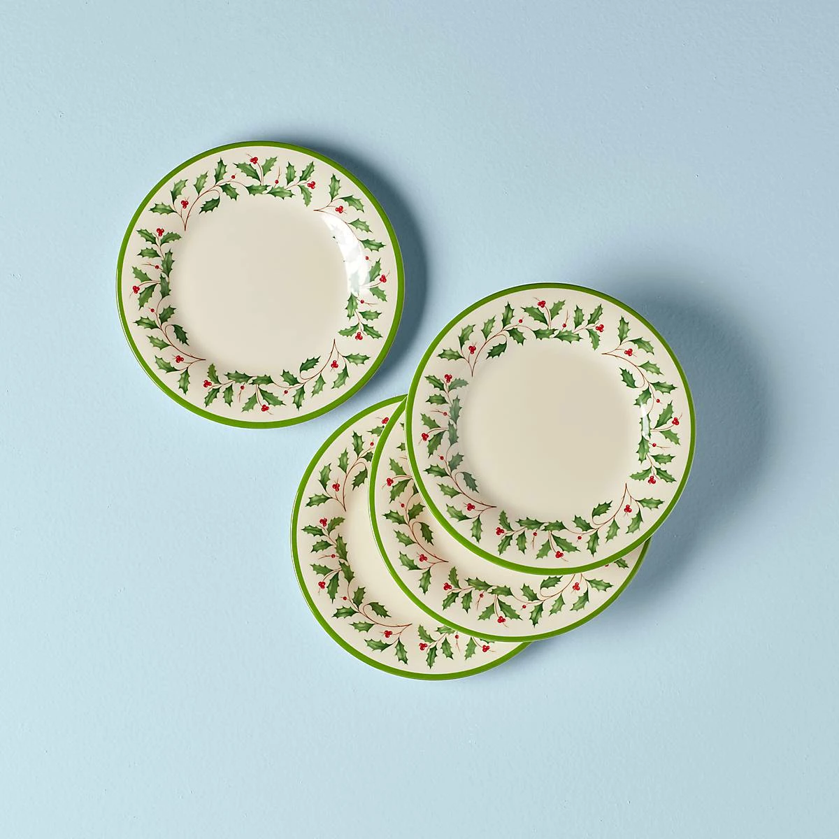 Lenox Dinnerware Holiday™ 4-piece Melamine Accent Plate Set